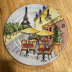 The Sakura Table Paris Bistro Scene. 8”.